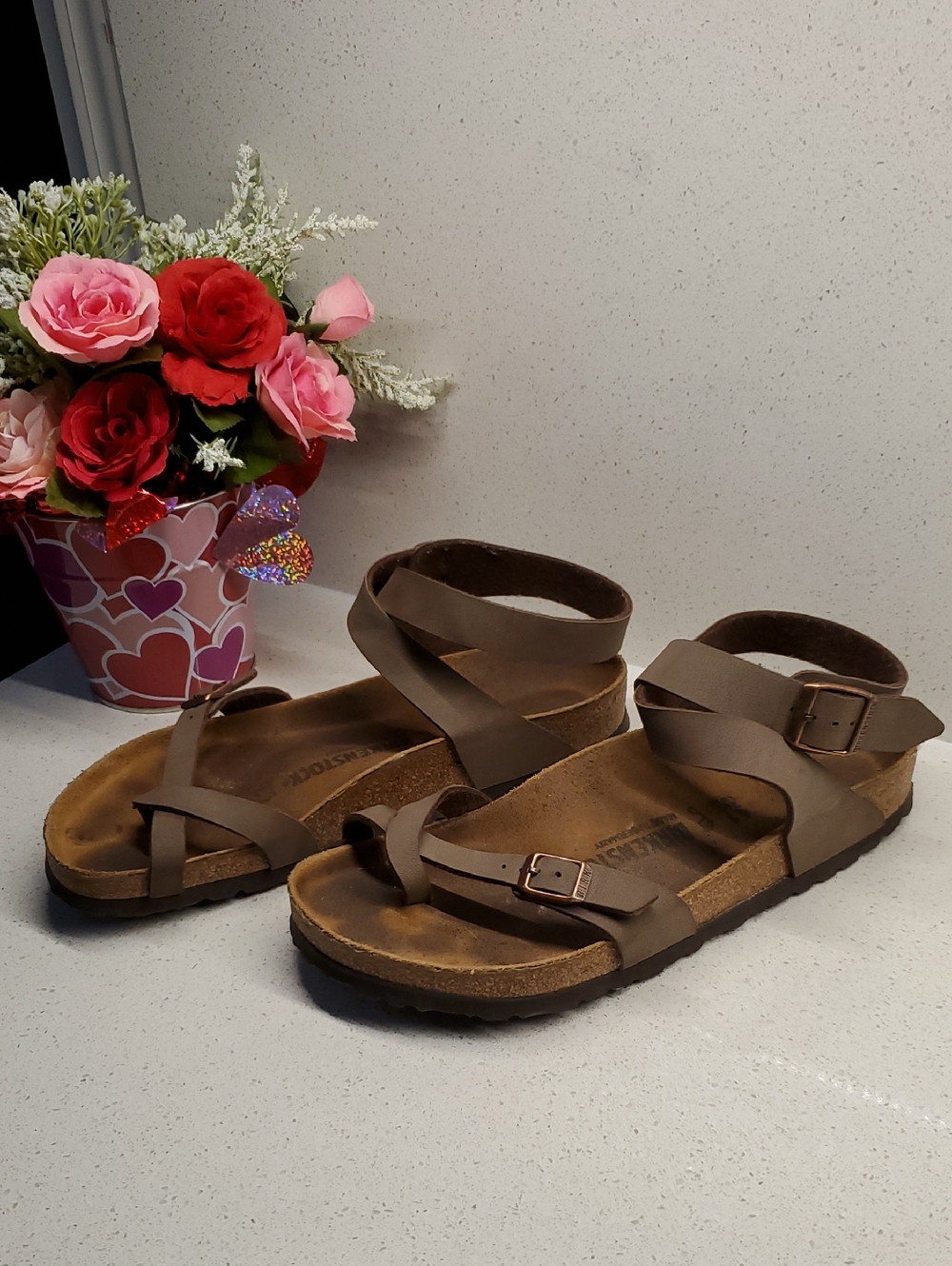 unisex BIRKENSTOCK Dual Strappy Sandal (sz M8 - W10)